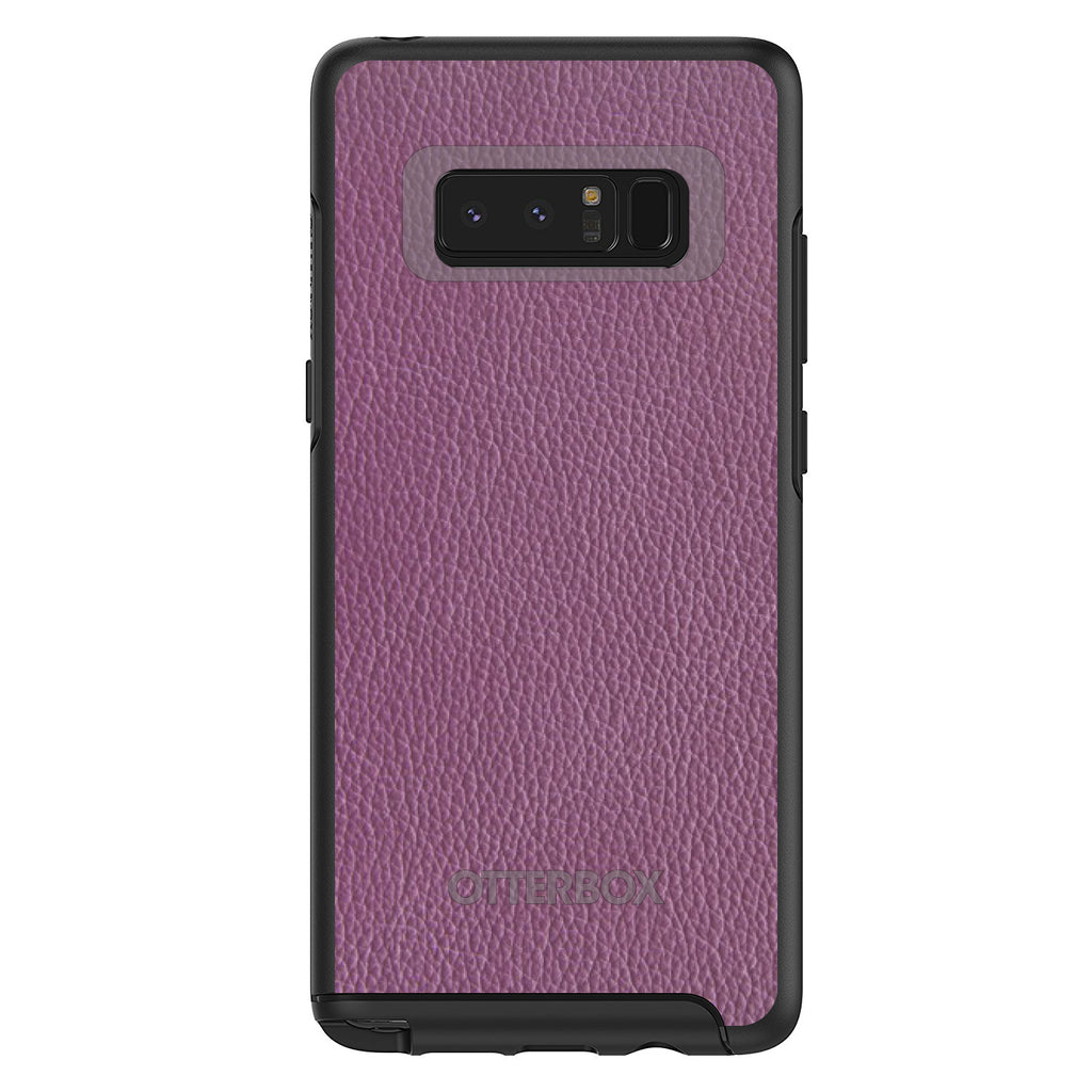 Purple Leather Print Design OtterBox Symmetry Case for iPhone & Galaxy, view 14