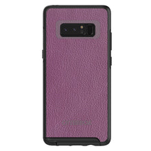 DistinctInk™ OtterBox Symmetry Series Case for Apple iPhone / Samsung Galaxy / Google Pixel - Purple Leather Print Design
