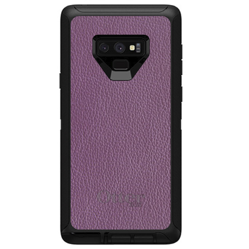 Purple Leather Print Design OtterBox Defender Case for iPhone & Galaxy, view 16