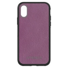 DistinctInk™ OtterBox Symmetry Series Case for Apple iPhone / Samsung Galaxy / Google Pixel - Purple Leather Print Design