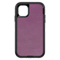 Purple Leather Print Design OtterBox Defender Case for iPhone & Galaxy, view 2