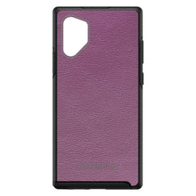 DistinctInk™ OtterBox Symmetry Series Case for Apple iPhone / Samsung Galaxy / Google Pixel - Purple Leather Print Design