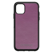 DistinctInk™ OtterBox Symmetry Series Case for Apple iPhone / Samsung Galaxy / Google Pixel - Purple Leather Print Design