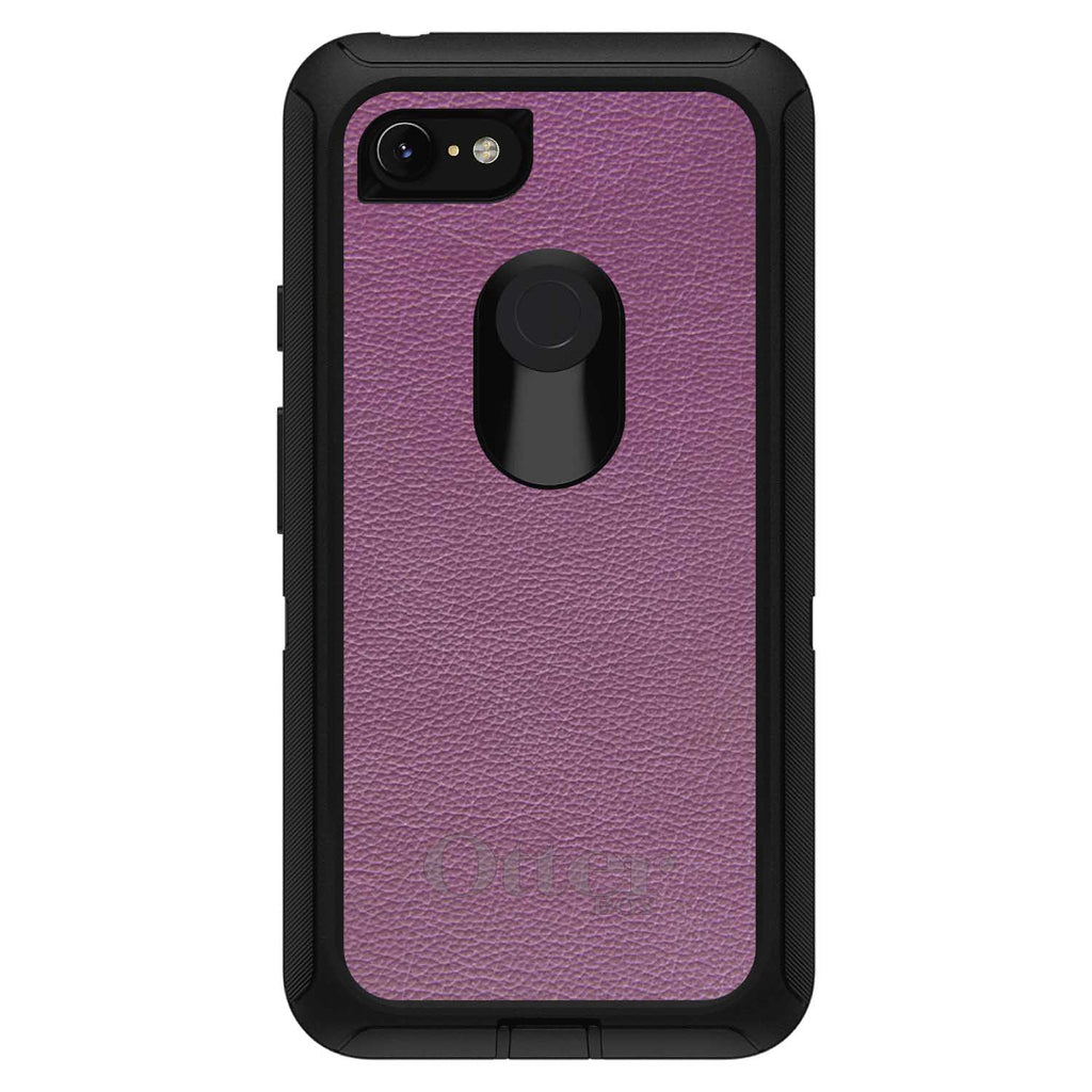 Purple Leather Print Design OtterBox Defender Case for iPhone & Galaxy, view 18