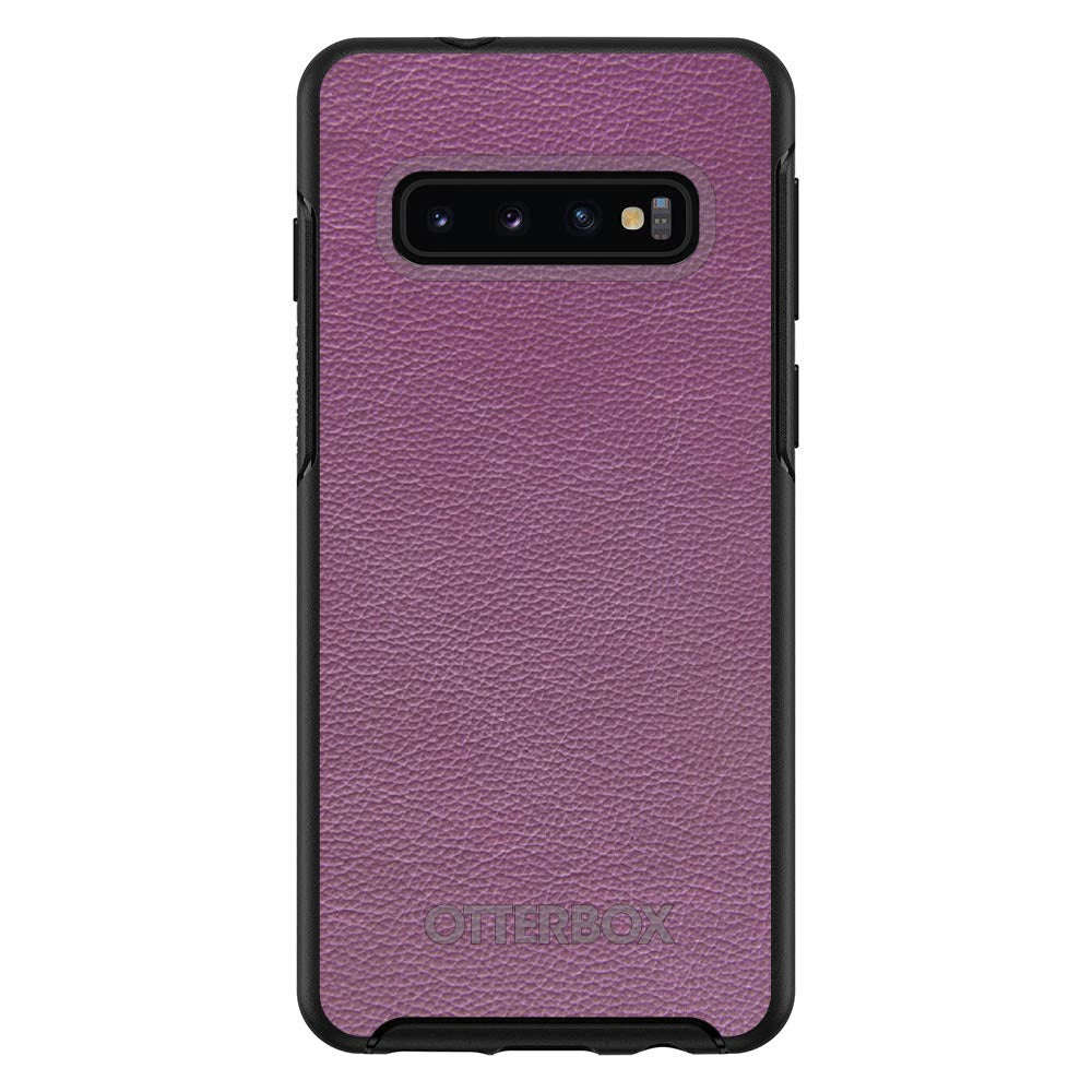 Purple Leather Print Design OtterBox Symmetry Case for iPhone & Galaxy, view 6