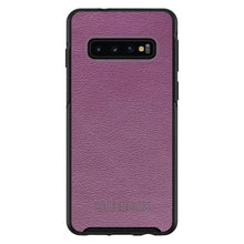 DistinctInk™ OtterBox Symmetry Series Case for Apple iPhone / Samsung Galaxy / Google Pixel - Purple Leather Print Design