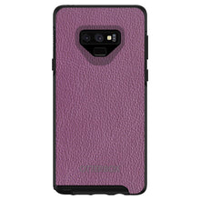 DistinctInk™ OtterBox Symmetry Series Case for Apple iPhone / Samsung Galaxy / Google Pixel - Purple Leather Print Design