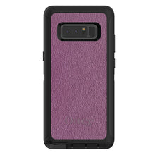 DistinctInk™ OtterBox Defender Series Case for Apple iPhone / Samsung Galaxy / Google Pixel - Purple Leather Print Design