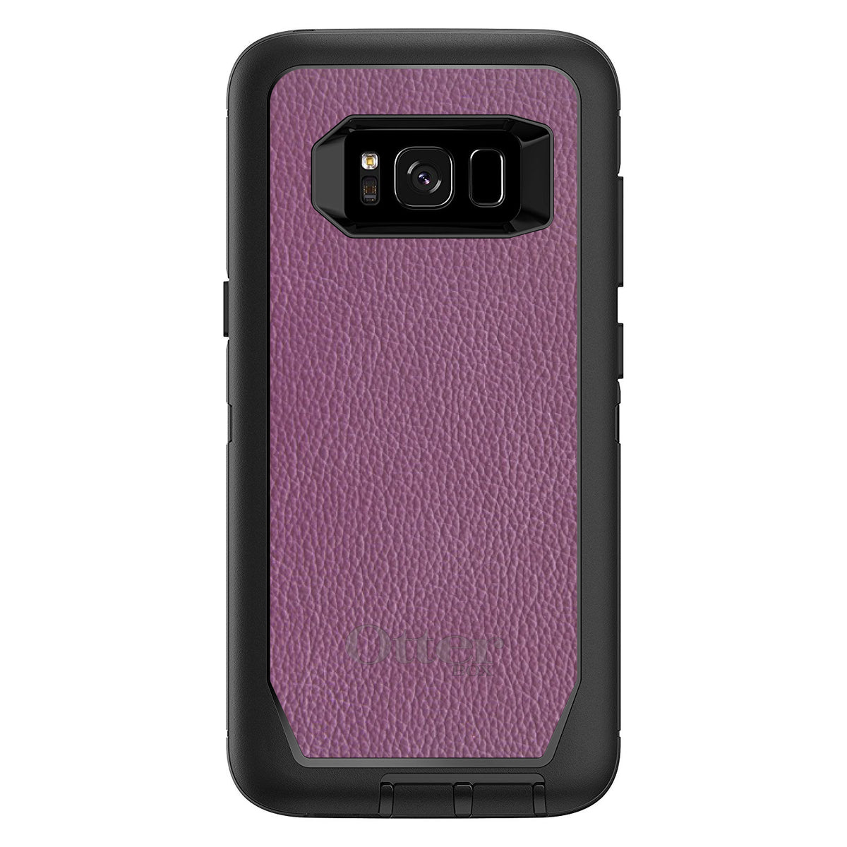 Purple Leather Print Design OtterBox Defender Case for iPhone & Galaxy, view 12