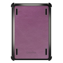 DistinctInk™ OtterBox Defender Series Case for Apple iPad / iPad Pro / iPad Air / iPad Mini - Purple Leather Print Design