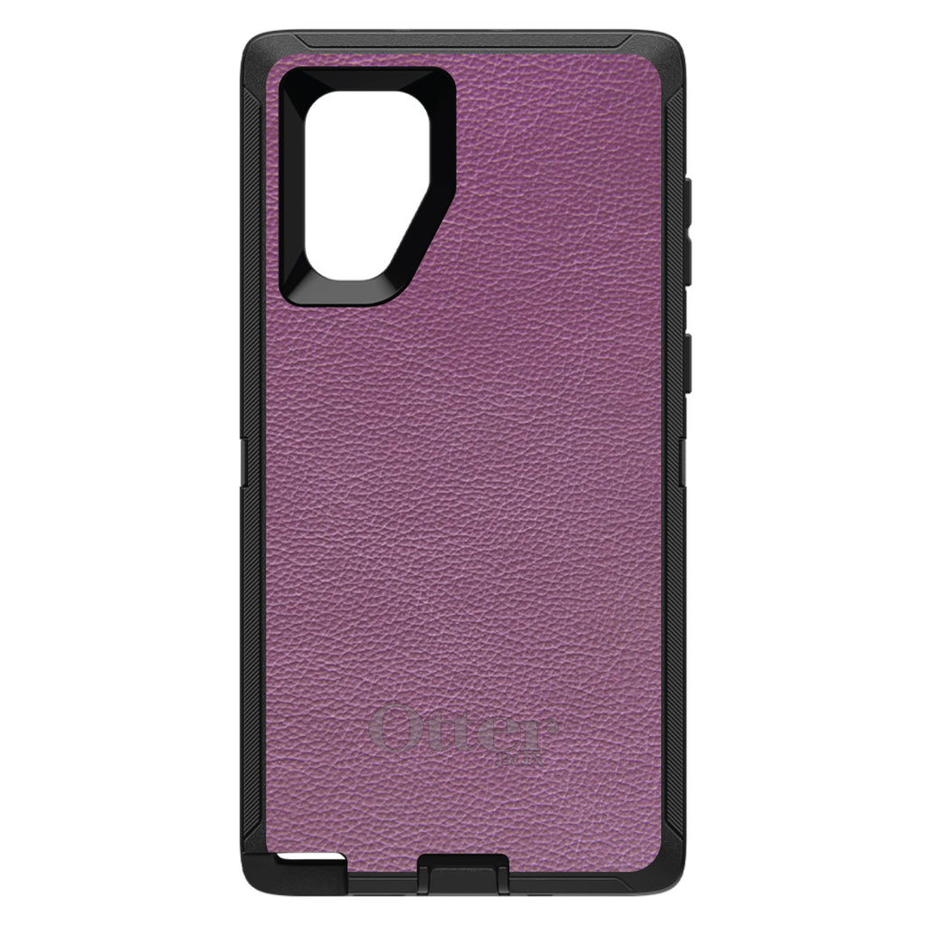 Purple Leather Print Design OtterBox Defender Case for iPhone & Galaxy, view 15