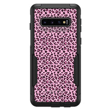 DistinctInk™ OtterBox Commuter Series Case for Apple iPhone or Samsung Galaxy - Black Pink Leopard Skin Spots