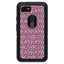 DistinctInk™ OtterBox Defender Series Case for Apple iPhone / Samsung Galaxy / Google Pixel - Black Pink Leopard Skin Spots