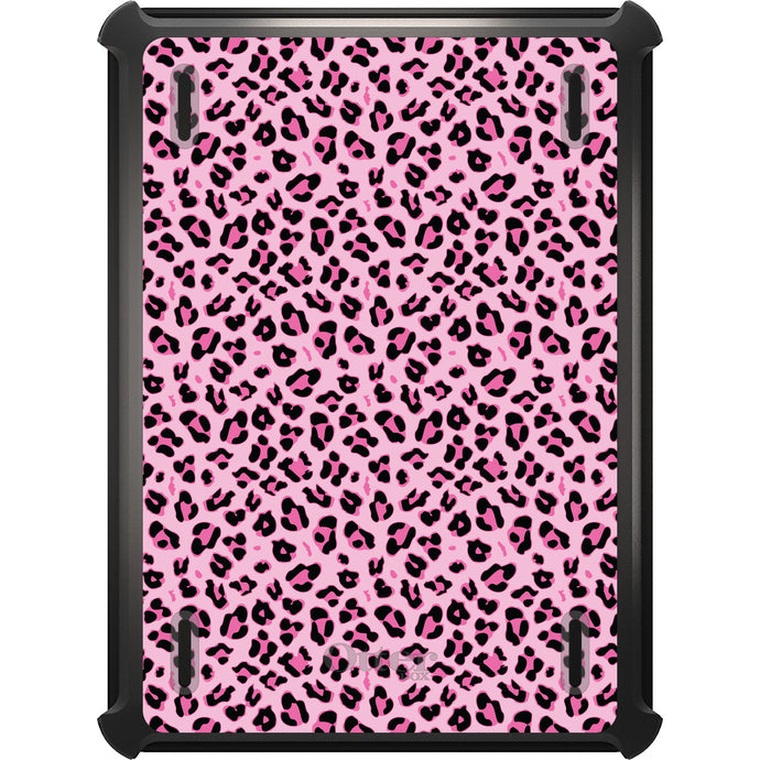 DistinctInk™ OtterBox Defender Series Case for Apple iPad / iPad Pro / iPad Air / iPad Mini - Black Pink Leopard Skin Spots
