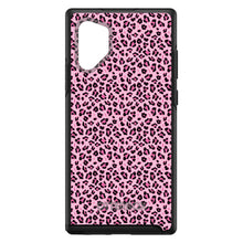 DistinctInk™ OtterBox Symmetry Series Case for Apple iPhone / Samsung Galaxy / Google Pixel - Black Pink Leopard Skin Spots