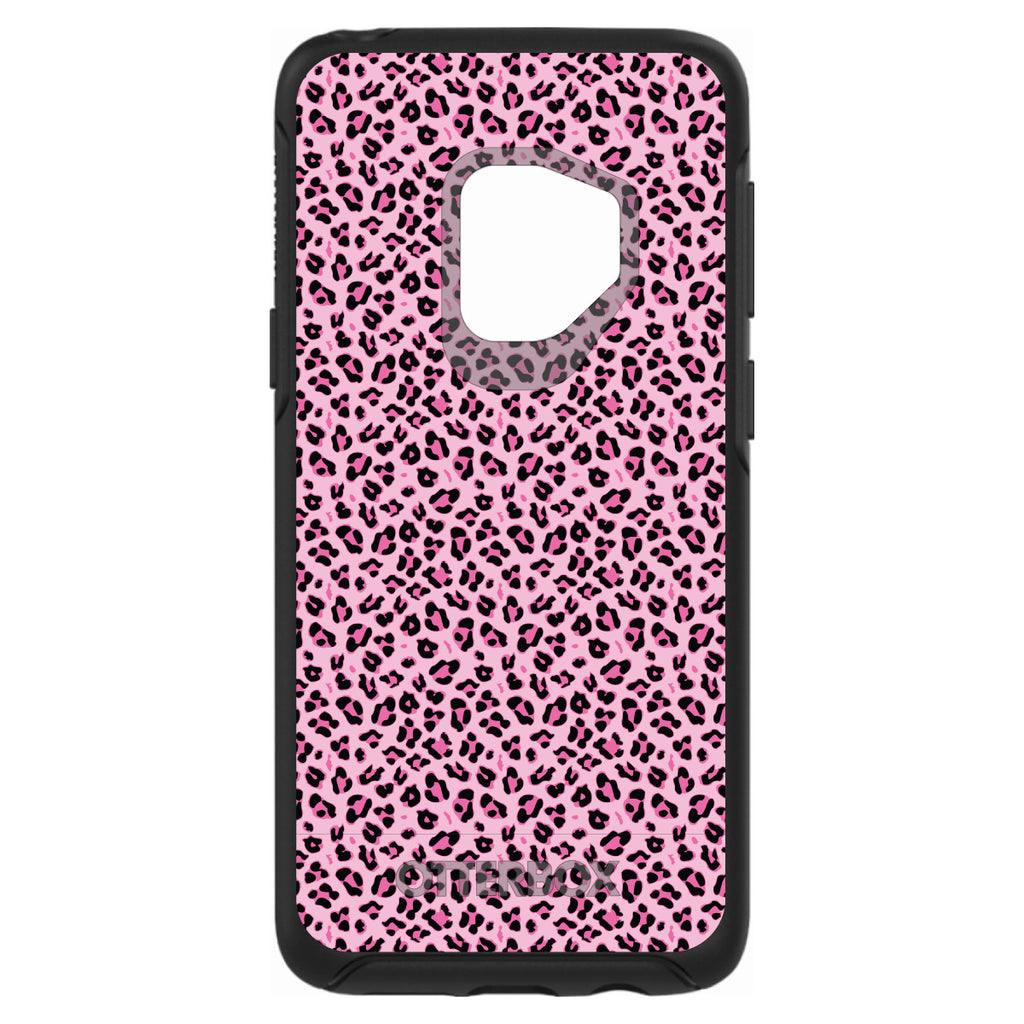 Black Pink Leopard Skin Spots OtterBox Symmetry Case for iPhone & Galaxy, view 8