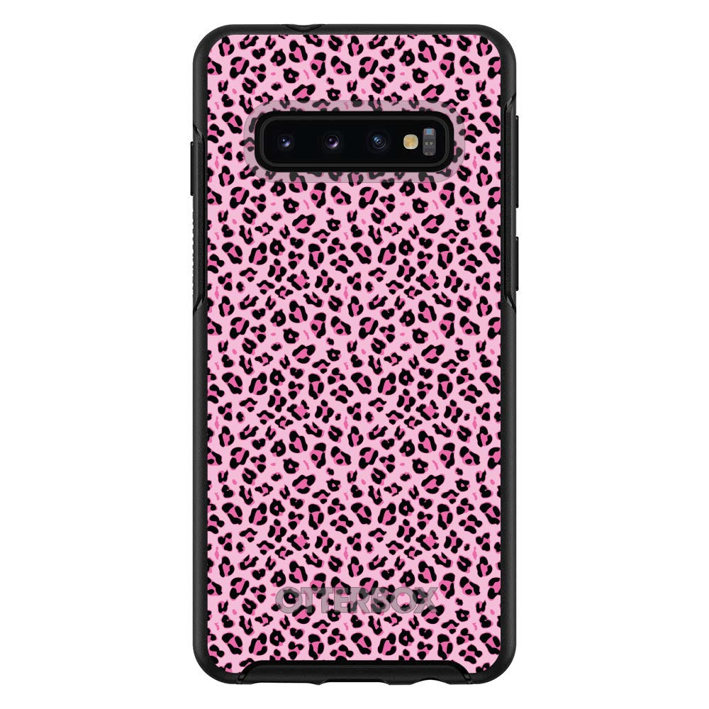 Black Pink Leopard Skin Spots OtterBox Symmetry Case for iPhone & Galaxy, view 6
