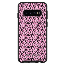 DistinctInk™ OtterBox Symmetry Series Case for Apple iPhone / Samsung Galaxy / Google Pixel - Black Pink Leopard Skin Spots
