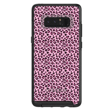 DistinctInk™ OtterBox Symmetry Series Case for Apple iPhone / Samsung Galaxy / Google Pixel - Black Pink Leopard Skin Spots
