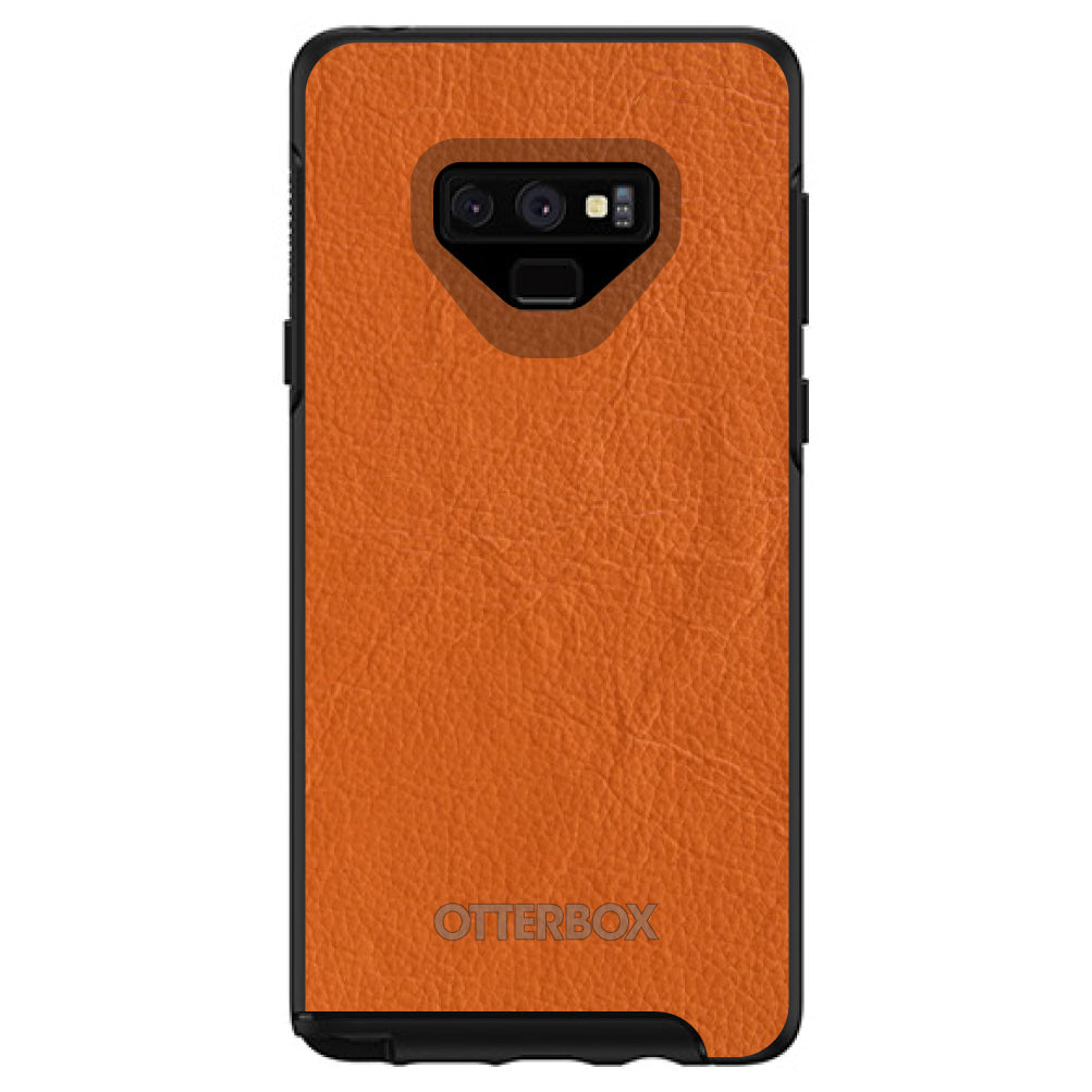 Orange Leather Print Design OtterBox Symmetry Case for iPhone & Galaxy, view 13
