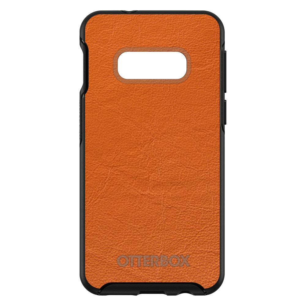 Orange Leather Print Design OtterBox Symmetry Case for iPhone & Galaxy, view 7