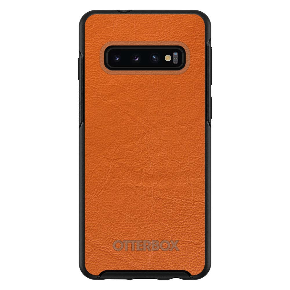 Orange Leather Print Design OtterBox Symmetry Case for iPhone & Galaxy, view 6