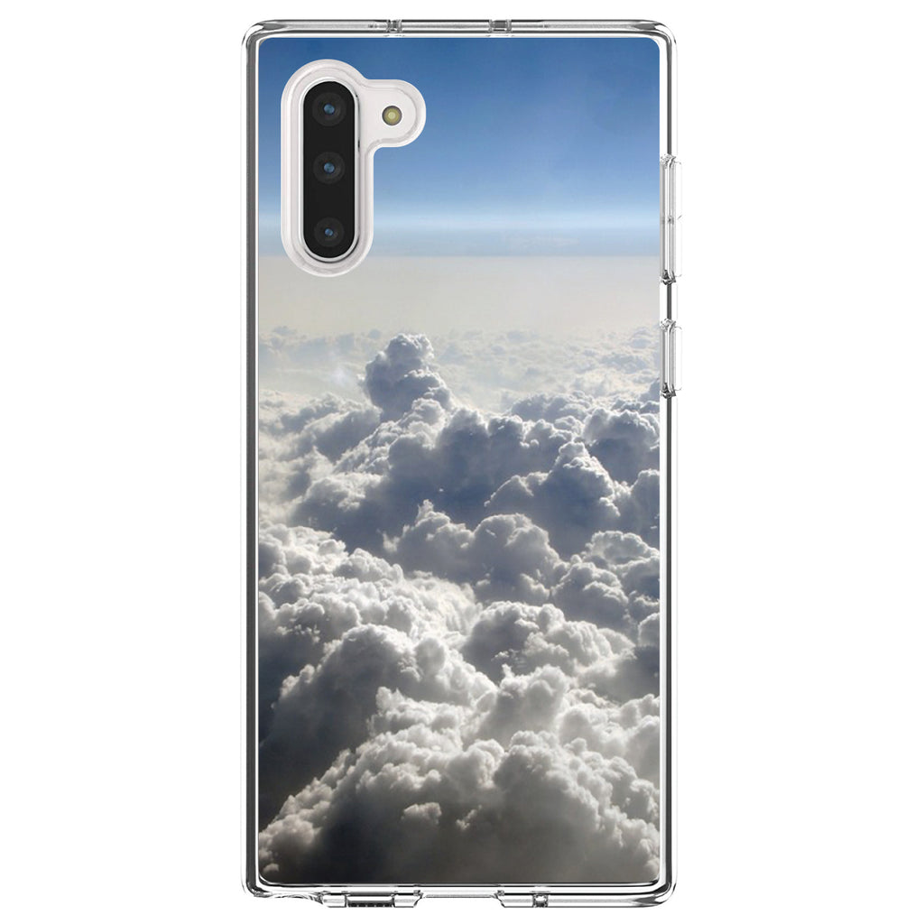 Blue Sky Above Clouds Clear Shockproof iPhone Case, view 9