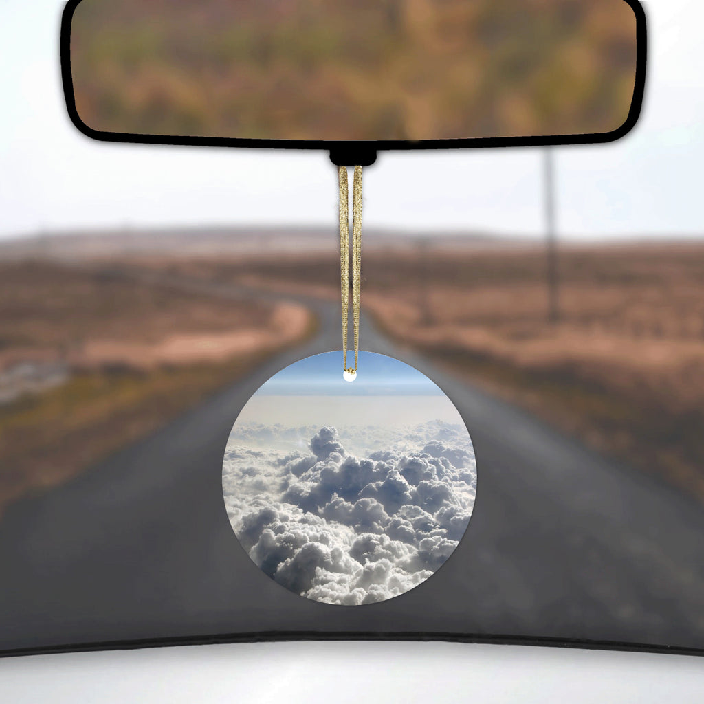 Blue Sky Above Clouds Ceramic Ornament, view 3