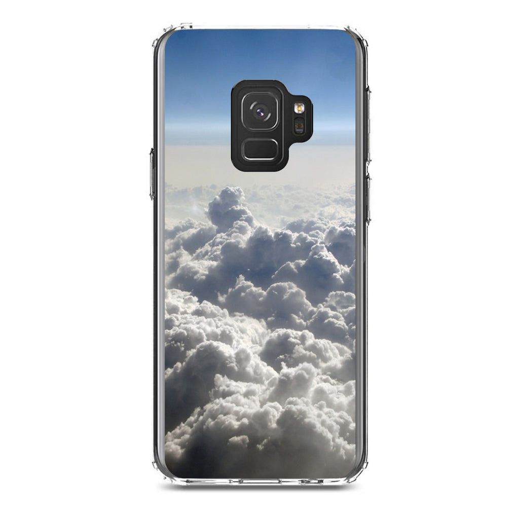 Blue Sky Above Clouds Clear Shockproof iPhone Case, view 19
