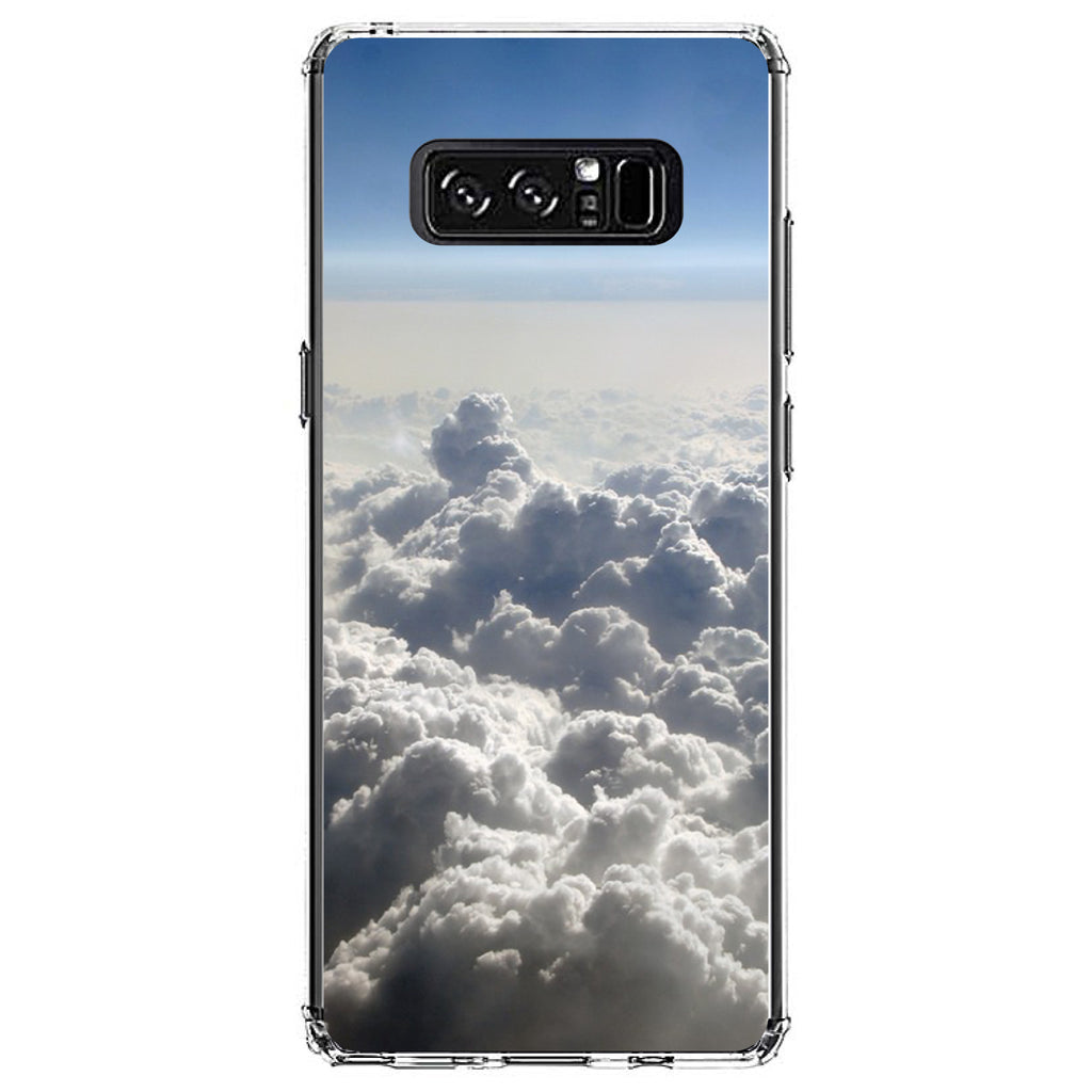 Blue Sky Above Clouds Clear Shockproof iPhone Case, view 12