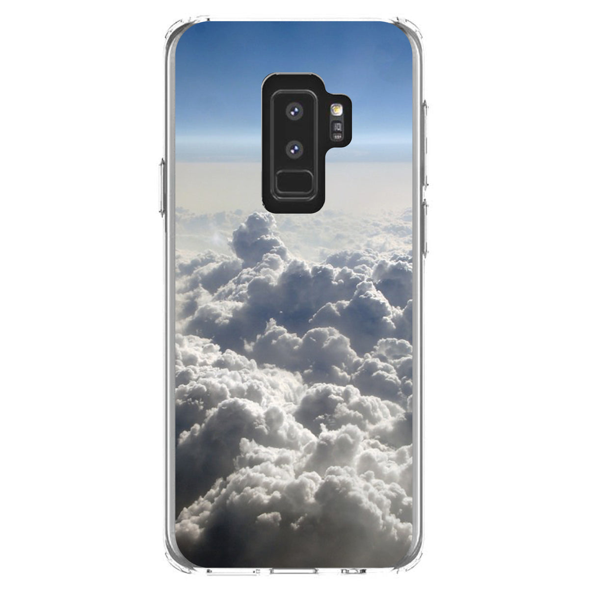 Blue Sky Above Clouds Clear Shockproof iPhone Case, view 20
