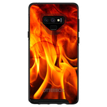 DistinctInk™ OtterBox Symmetry Series Case for Apple iPhone / Samsung Galaxy / Google Pixel - Red Black Flame Fire