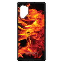 DistinctInk™ OtterBox Symmetry Series Case for Apple iPhone / Samsung Galaxy / Google Pixel - Red Black Flame Fire