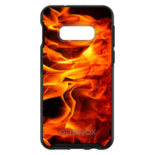 DistinctInk™ OtterBox Symmetry Series Case for Apple iPhone / Samsung Galaxy / Google Pixel - Red Black Flame Fire