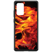 DistinctInk™ OtterBox Symmetry Series Case for Apple iPhone / Samsung Galaxy / Google Pixel - Red Black Flame Fire