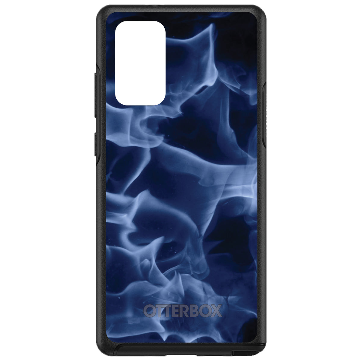 Blue Black Flame Fire OtterBox Symmetry Case for iPhone & Galaxy, view 10
