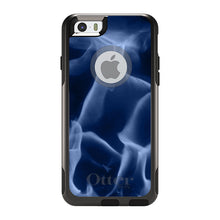 DistinctInk™ OtterBox Commuter Series Case for Apple iPhone or Samsung Galaxy - Blue Black Flame Fire