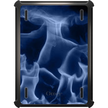 DistinctInk™ OtterBox Defender Series Case for Apple iPad / iPad Pro / iPad Air / iPad Mini - Blue Black Flame Fire
