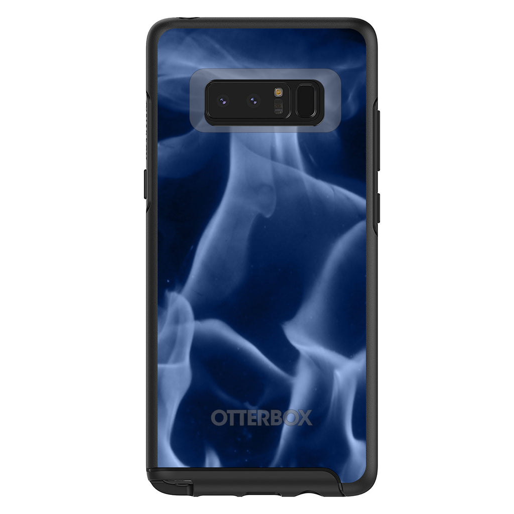 Blue Black Flame Fire OtterBox Symmetry Case for iPhone & Galaxy, view 14