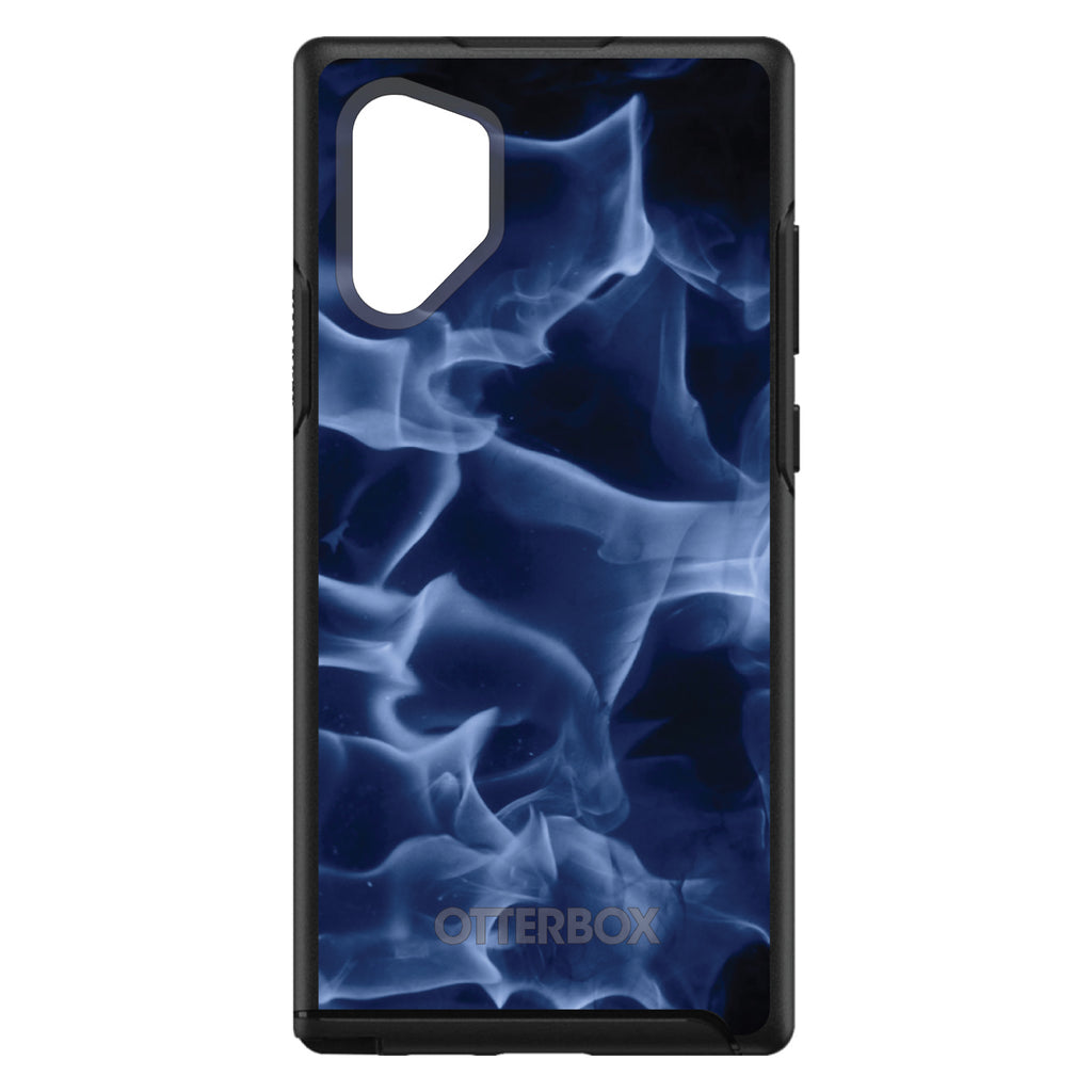 Blue Black Flame Fire OtterBox Symmetry Case for iPhone & Galaxy, view 12