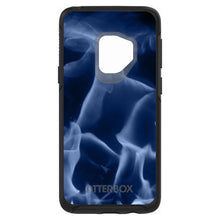 DistinctInk™ OtterBox Symmetry Series Case for Apple iPhone / Samsung Galaxy / Google Pixel - Blue Black Flame Fire