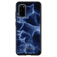 DistinctInk™ OtterBox Symmetry Series Case for Apple iPhone / Samsung Galaxy / Google Pixel - Blue Black Flame Fire