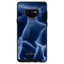 DistinctInk™ OtterBox Symmetry Series Case for Apple iPhone / Samsung Galaxy / Google Pixel - Blue Black Flame Fire