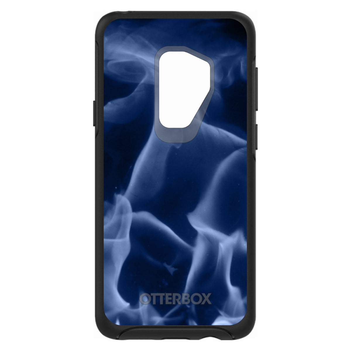 Blue Black Flame Fire OtterBox Symmetry Case for iPhone & Galaxy, view 9