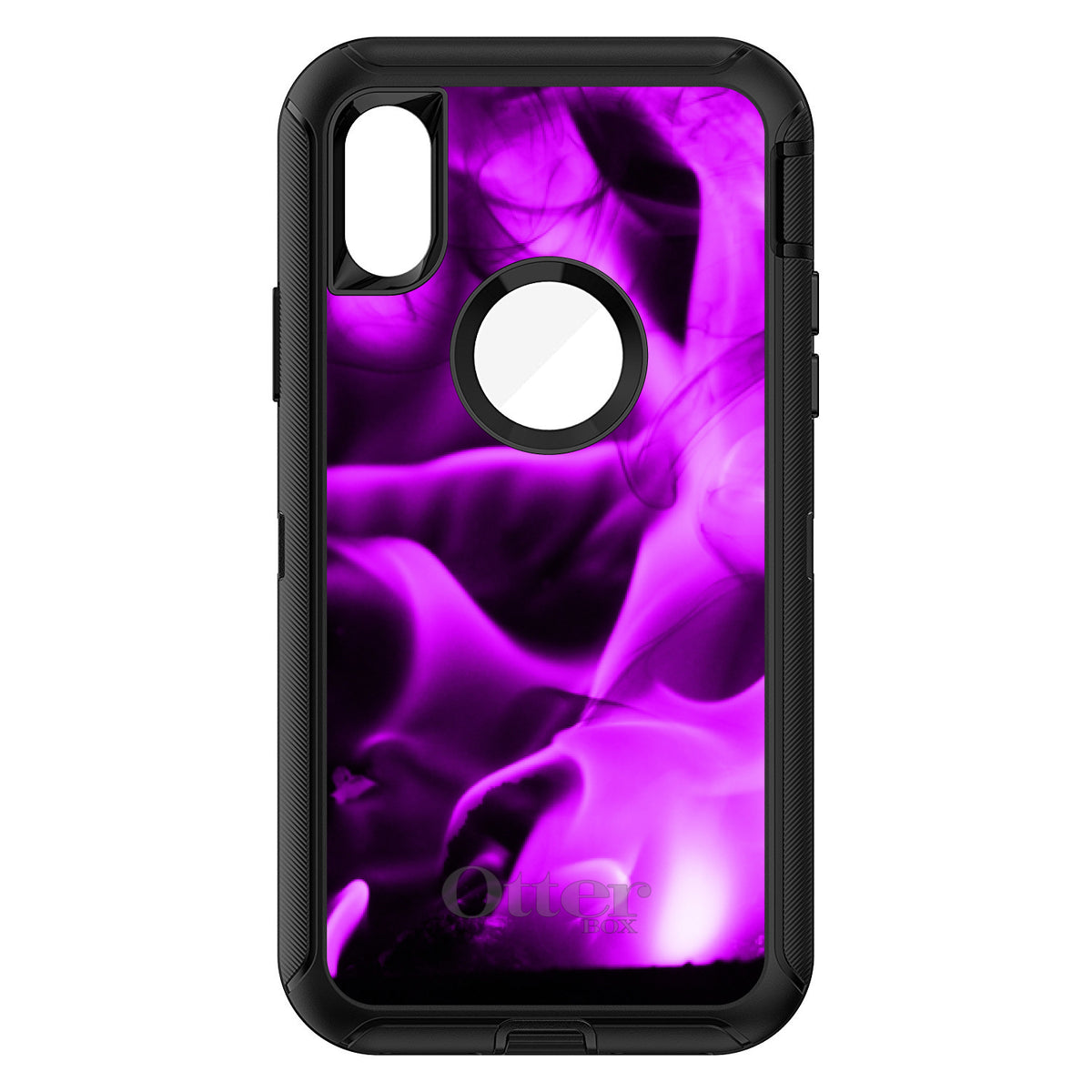 Violet Flame Fire OtterBox Defender Case for iPhone & Galaxy, view 3