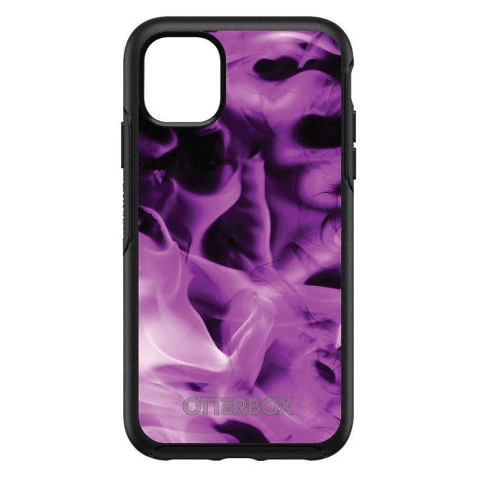 DistinctInk™ OtterBox Symmetry Series Case for Apple iPhone / Samsung Galaxy / Google Pixel - Violet Flame Fire