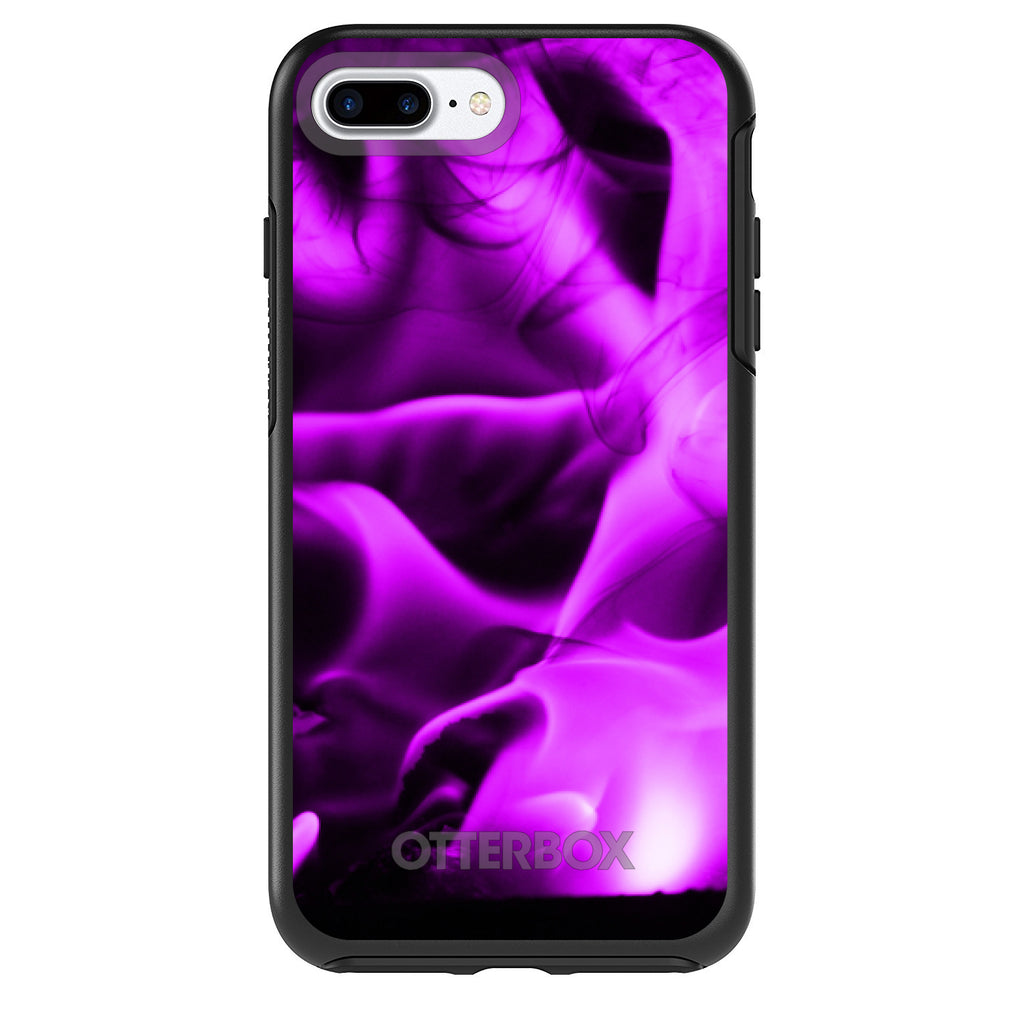 Violet Flame Fire OtterBox Symmetry Case for iPhone & Galaxy, view 2