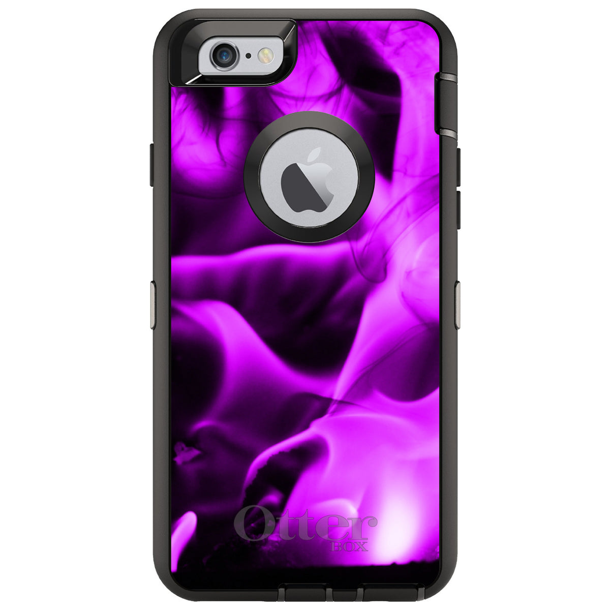 Violet Flame Fire OtterBox Defender Case for iPhone & Galaxy, view 4