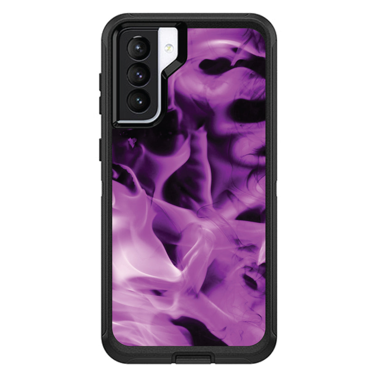 Violet Flame Fire OtterBox Defender Case for iPhone & Galaxy, view 5