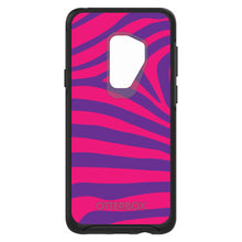 DistinctInk™ OtterBox Symmetry Series Case for Apple iPhone / Samsung Galaxy / Google Pixel - Purple Hot Pink Zebra Skin Stripes